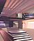 miniatura di un'immagine a colori di un interno del Centro Nazionale per le Arti Contemporanee dell'architetto anglo-irakena Zaha Hadid (fonte: MN Comunicazione)