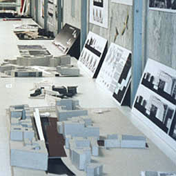 fotografia a colori di alcuni dei progetti realizzati durante lo svolgimento del terzo seminario itinerante di progettazione Villard, a Roma (fonte: Elisabetta Lupo)