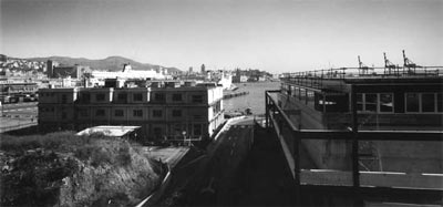 fotografia in bianco e nero della città di Genova (fonte: Emanuele Piccardo)