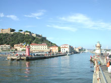 fotografia a colori del porto-canale in Maremma (autore: Giorgio Visconti)