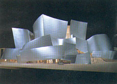 fotografia a colori del modello del Guggenheim Museum Bilbao, 1991-97 dell'architetto F. O. Gehry (fonte: Paolo Marzano)