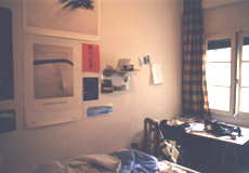 fotografia a colori dell'interno della casa erasmus di Matteo Rossetti. (fotografo: Matteo Rossetti, giugno 1999)