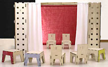 fotografia a colori di una struttura componibile CICLO - azienda Totem Italia. (fonte: http://www.totemitalia.com/)