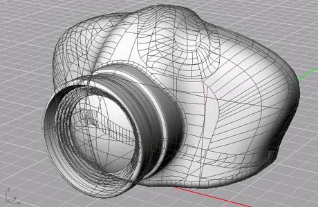interfaccia grafica di un software di modellazione 3d. (fonte: Rhinoceros® 3D Modeling)