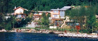 fotografia a colori della casa di Bill Gates realizzata da Goehner
